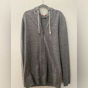 Mossimo Gray Zip Sweatshirt